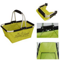 Collapsible Double Handle Portable Basket, Made From 600D Oxford